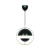 Lampa wisząca  z mosiężnym pierścieniem i czarnym metalowym kloszem Tavia NO2412353003 - Nordlux